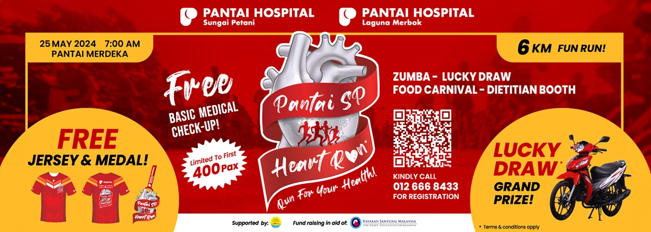 Pantai Hospital Sungai Petani Heart Run Desktop Banner