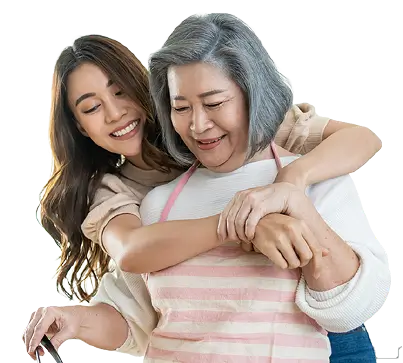 Mother and Daughter Wellness Banner