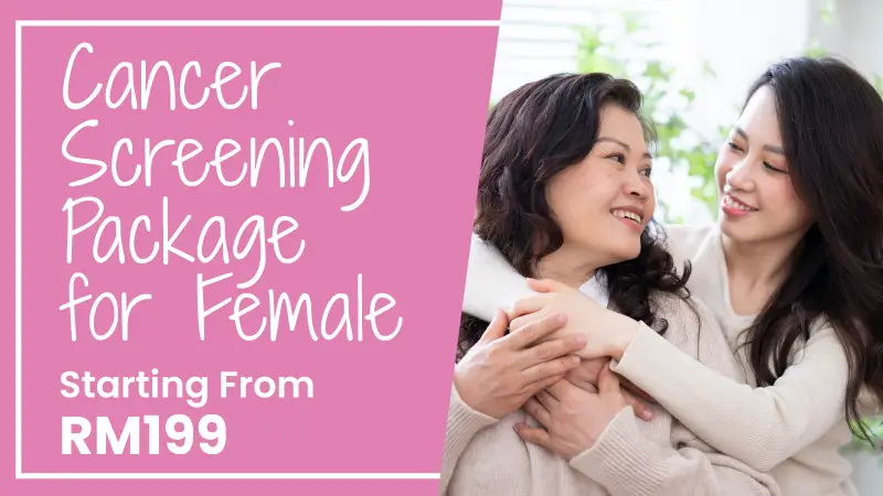 female - health screening page